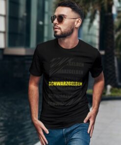 panske tricko bvb cierne v1