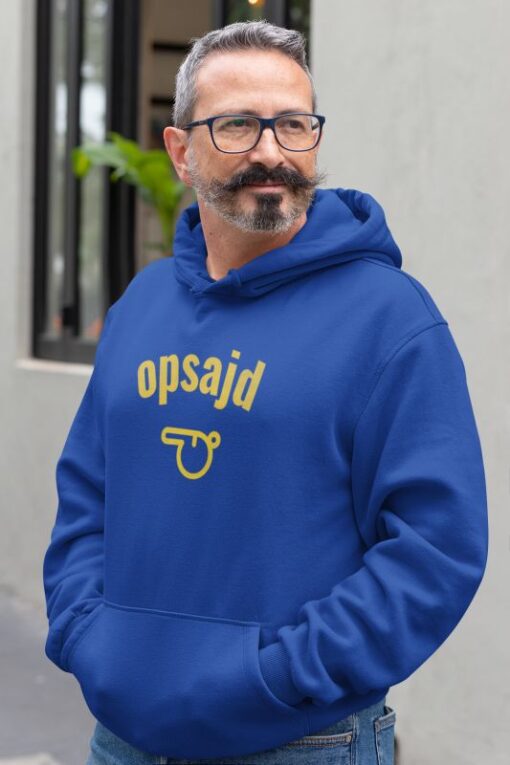 Mikina Opsajd s píšťalkou