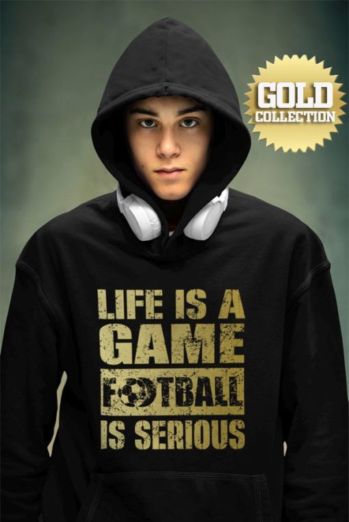 Mikina Football Is Serious GOLD COLLECTION - Image 2
