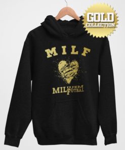 MILF fotbalová mikina I love football GOLD COLLECTION