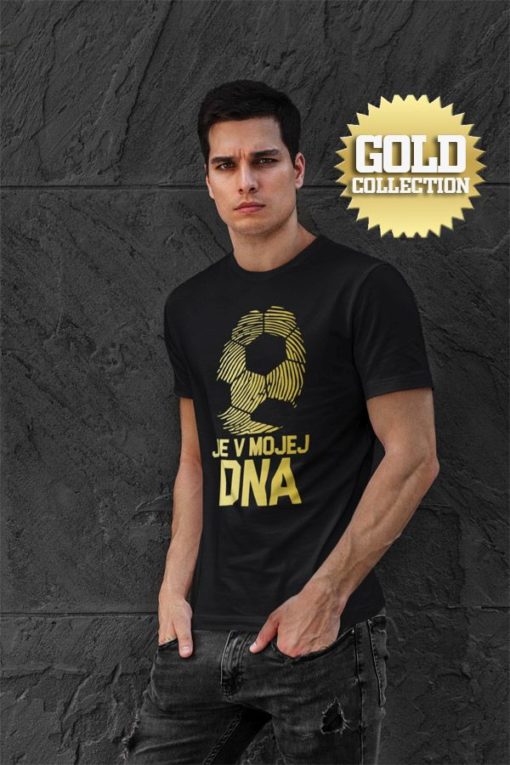 Tričko Fotbal je v mé DNA s míčem GOLD COLLECTION - Image 3