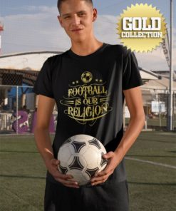 tricko football is our relegion gold detske