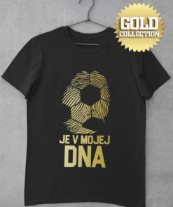 Tričko Fotbal je v mé DNA s míčem GOLD COLLECTION