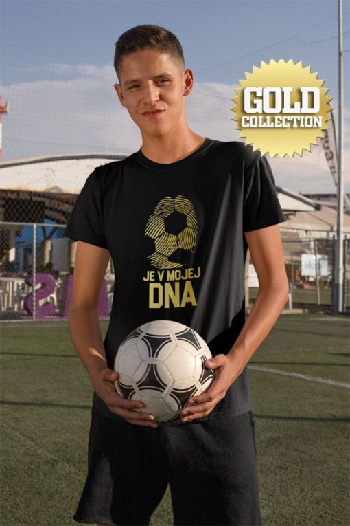 Tričko Fotbal je v mé DNA s míčem GOLD COLLECTION - Image 2