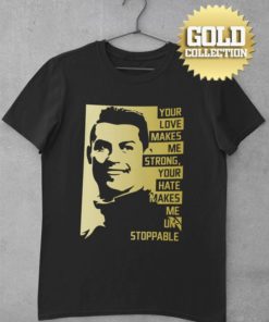 Tričko Ronaldo s mottem GOLD COLLECTION
