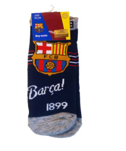 Detske ponozky Barca 1899 tmavomodre logo
