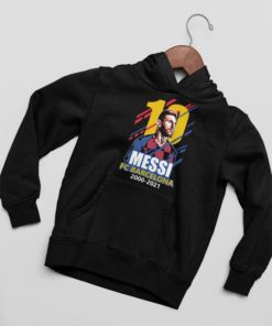 Messi Barcelona #10 mikina s kapucí