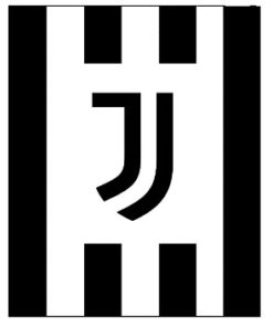 Velká deka Juventus 200x150 cm - fleece/fleece