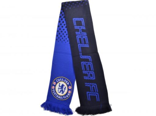 Modrá šála Chelsea Jacquard Fade Blue