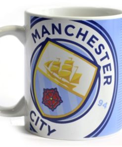 Hrnek Manchester City s klubovým logem