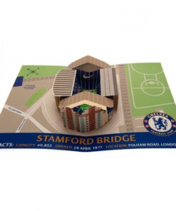 3D karta Chelsea k narodeninam so stadionom a ulicami