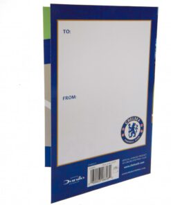 3D karta Chelsea k narodeninam zadna strana