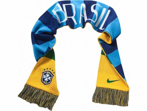 Šála Brazílie Nike žluto-modrá