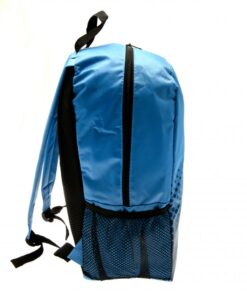 Ruksak Manchester City s logom modry 2024 bocne vrecko