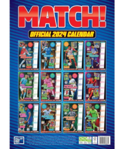 Kalendar MATCH 2024 zadna strana