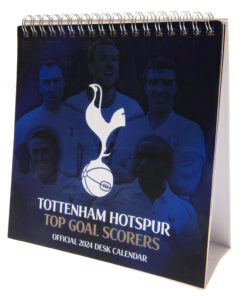 Stolní kalendář Tottenham 2024