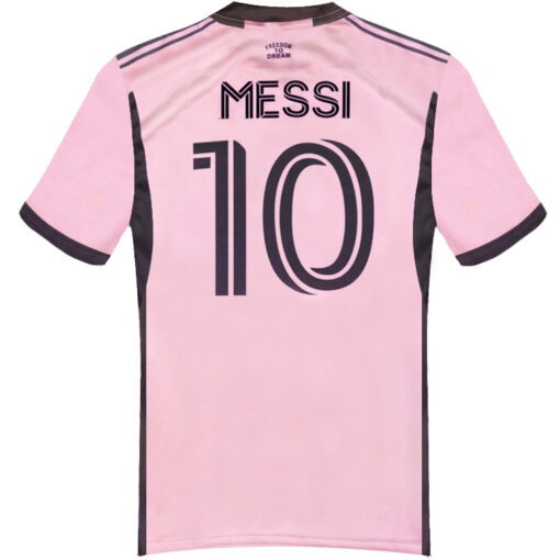 Dětský dres Messi Miami 2024/25 replika růžová - Image 2
