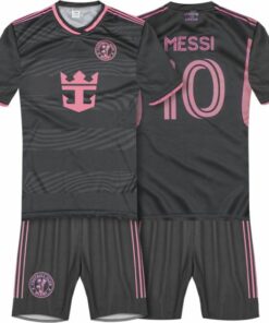 Dětský dres Messi Miami 2024/25 replika černá