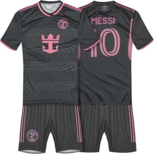 Dětský dres Messi Miami 2024/25 replika černá