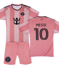 Dětský dres Messi Miami 2024/25 replika růžová