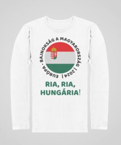Maďarsko EURO 2024 tričko s dlouhým rukávem