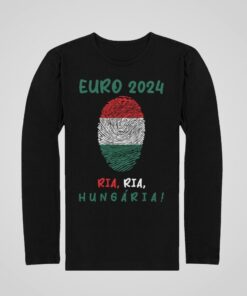 Tričko Maďarsko EURO 24 s dlouhým rukávem