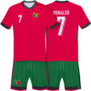 Detsky dres Ronaldo Portugalsko 2024 cela sada