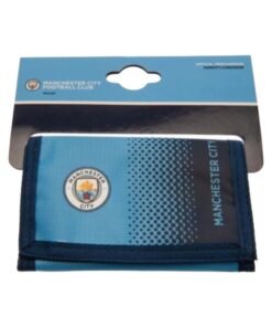 Peňaženka Manchester City na suchý zips modrá