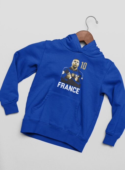 Mikina Mbappe France 10 - modrá