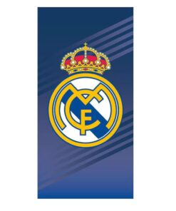 Osuška Real Madrid modrá s logom klubu Crown